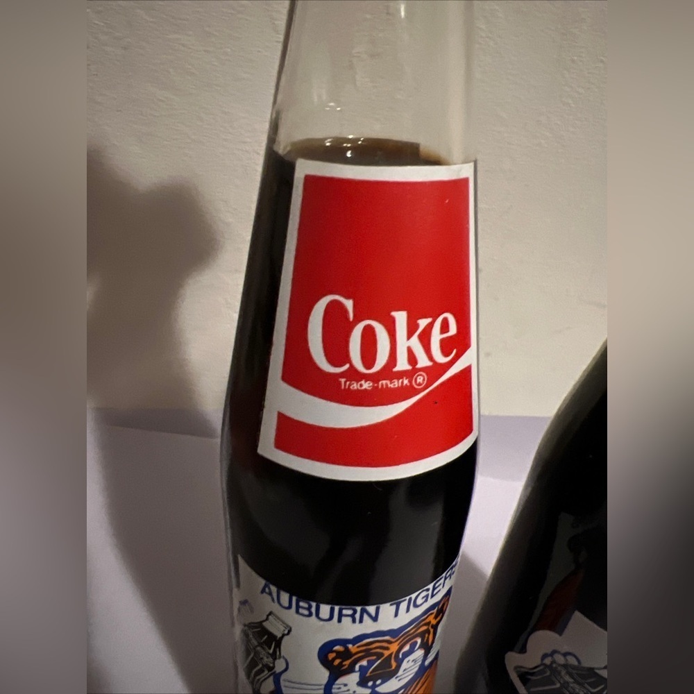 1983 Auburn Tigers SEC & Sugar Bowl Championship Commemorative Coke Bottles 2 - Picture 5 of 7